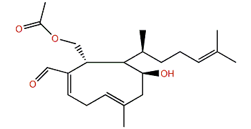 18,O-Dihydro-4b-hydroxydictyodial A 18-acetate